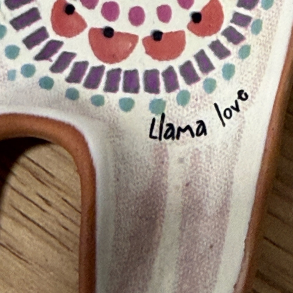 Natural Life Live Happy Collection “Santa Fe Llama” Jewelry Dish Holder - Picture 5 of 10